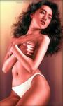 Erotic Art Asian Pinups painting on canvas ERP0056