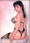 Erotic Art Asian Pinups painting on canvas ERP0102