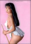 Erotic Art Asian Pinups painting on canvas ERP0140