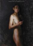  ,  ERP0155 Oriental Erotic Art Nude Girl Painting