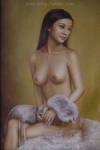 Erotic Art Asian Pinups painting on canvas ERP0169