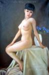  ,  ERP0188 Oriental Erotic Art Nude Girl Painting