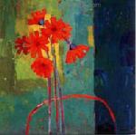Flowers painting on canvas FLO0033