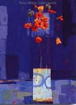 Flowers painting on canvas FLO0035