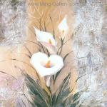 Flowers painting on canvas FLO0046