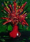 Flowers painting on canvas FLO0050