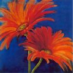 Flowers painting on canvas FLO0063