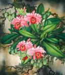 Flowers painting on canvas FLO0108