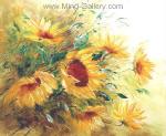 Flowers painting on canvas FLO0116