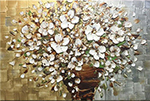 Flowers painting on canvas FLO0151