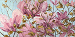 Flowers painting on canvas FLO0168