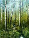 Forests painting on canvas FOR0013