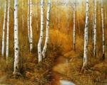 Forests painting on canvas FOR0014