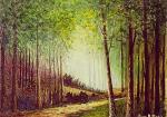  ,  FOR0020 Oil Painting of Forest