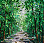 Forests painting on canvas FOR0033