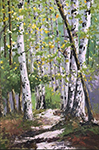 Forests painting on canvas FOR0046