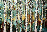 Forests painting on canvas FOR0057