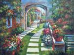  ,  GAR0015 Garden Painting for Sale