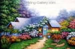 Gardens painting on canvas GAR0018