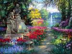 Gardens painting on canvas GAR0022