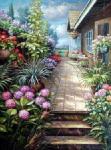 Gardens painting on canvas GAR0032