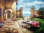 Gardens painting on canvas GAR0034