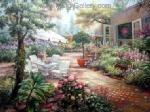 Gardens painting on canvas GAR0036