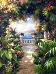 Gardens painting on canvas GAR0044