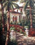 Gardens painting on canvas GAR0049