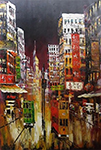 Hong Kong painting on canvas HKG0006
