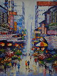 Hong Kong painting on canvas HKG0009