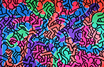 Keith Haring replica painting Hari17