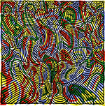 Keith Haring replica painting Hari20