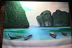 Paintings In Stock Thai Krabi Beach painting on canvas INS0005