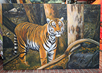 Paintings In Stock Tiger  painting on canvas INS0045