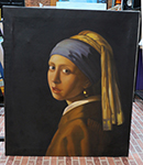 Paintings In Stock Vermeer Girl with a Pearl Earring  painting on canvas INS0047
