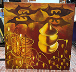 Paintings In Stock Abstract  painting on canvas INS0049