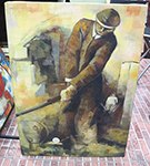 Paintings In Stock Golf  painting on canvas INS0063