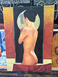 Paintings In Stock Nude  painting on canvas INS0075