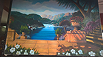 Paintings In Stock Italian Lake  painting on canvas INS0080