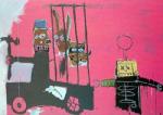  Basquiat,  JMB0003 JeanMichel Basquiat Reproduction Art Oil Painting