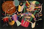  Kandinsky,  KAN0035 Kandinsky Reproduction Art Painting