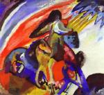  Kandinsky,  KAN0075 Kandinsky Reproduction Art Painting