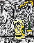  Lichtenstein,  LEI0015 Pop Art Painting