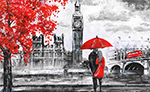 London painting on canvas LON0008