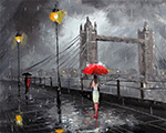 London painting on canvas LON0009