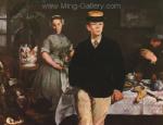  Manet,  MAN0016 Manet Impressionist Painting Reproduction Art