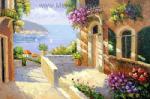  ,  MED0001 Mediterranean Oil Painting