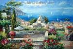 Mediterranean painting on canvas MED0013