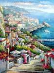 Mediterranean painting on canvas MED0014